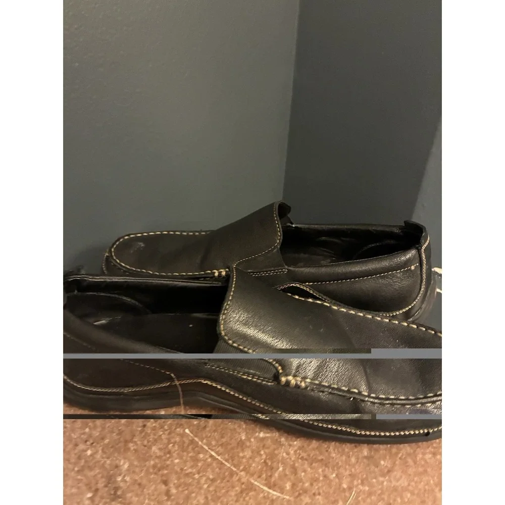 Cole‎ Haan Tucker Venetian Men's Black Leather Slip On Driving Loafers Size 11